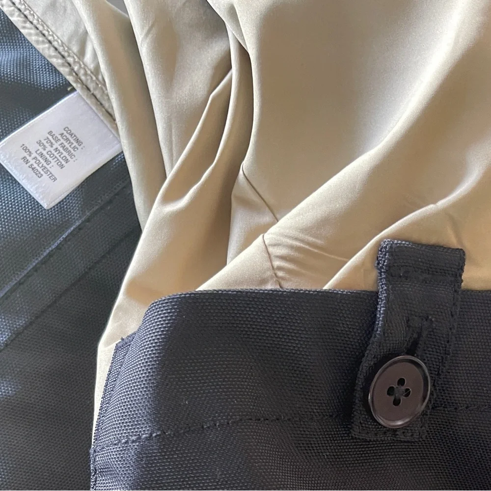 Banana Republic Black‎ Lightweight Peacoat Jacket L